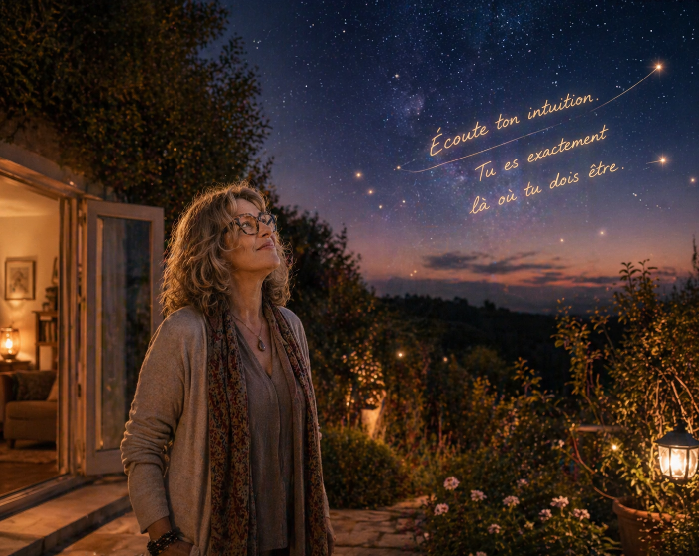 Sonia reliée au ciel